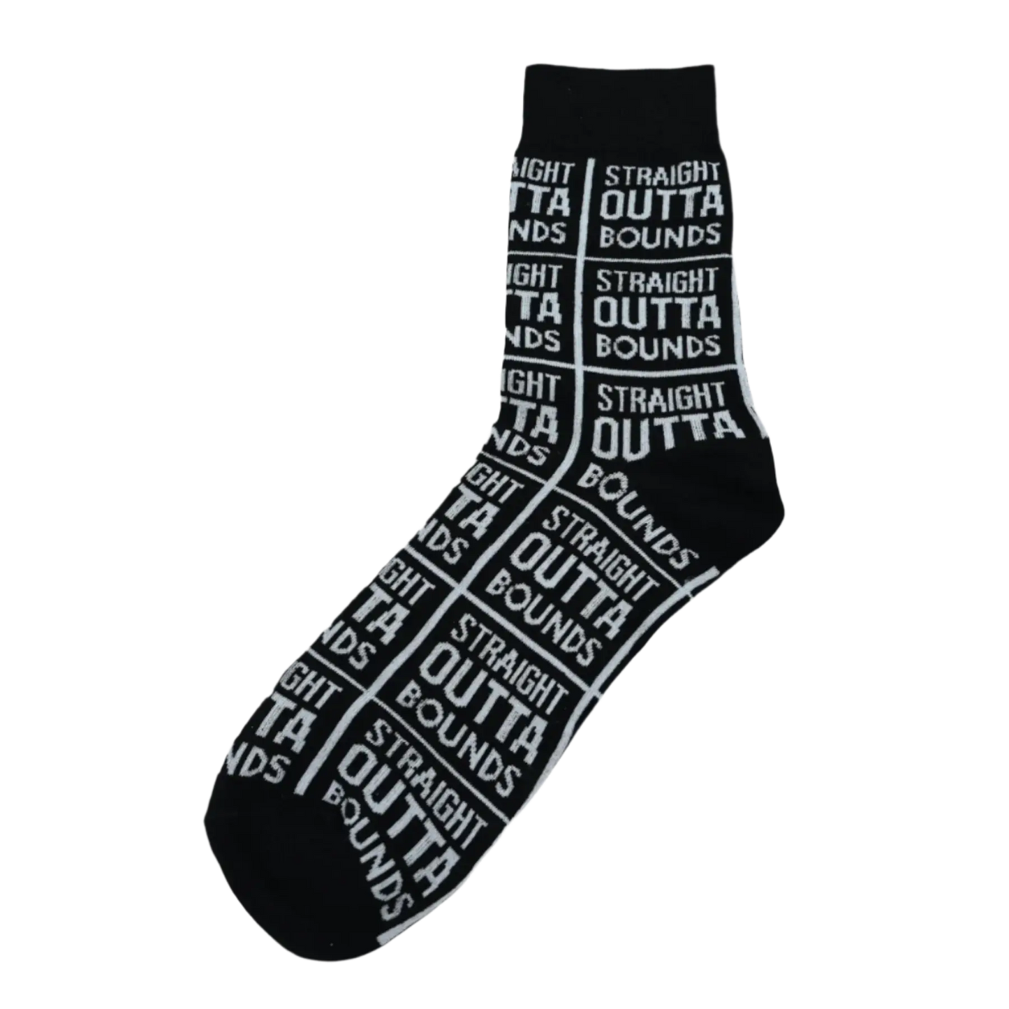 "Straight Outta Bounds" Socks