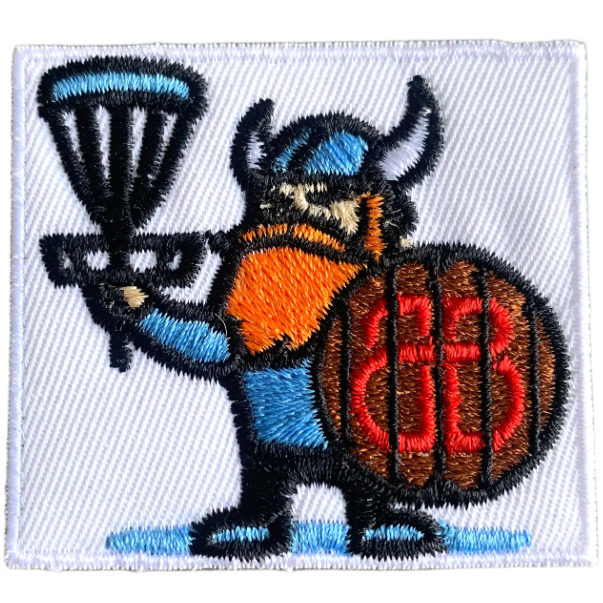 Disc Golf Viking Patch