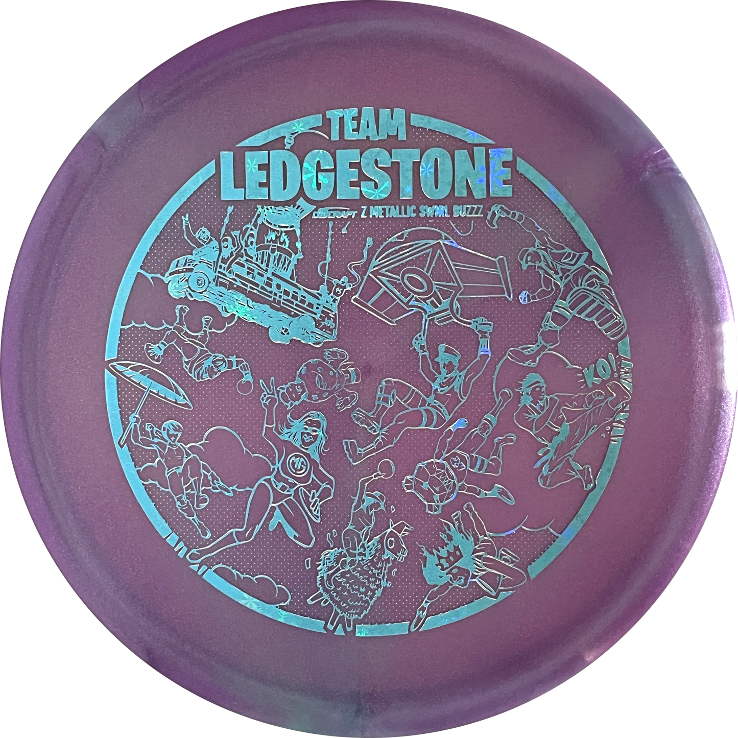 Fortnite Z Swirl Metallic 2023 Team Ledgestone Buzzz