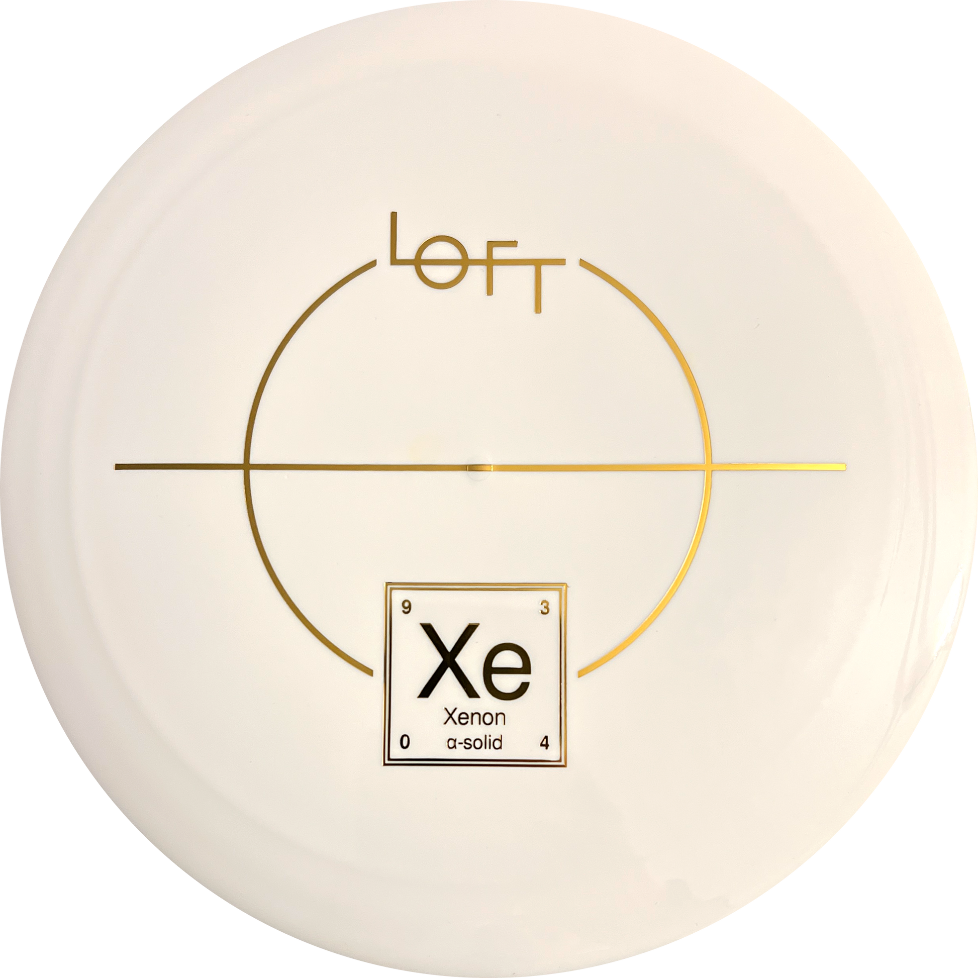 Alpha-solid Xenon